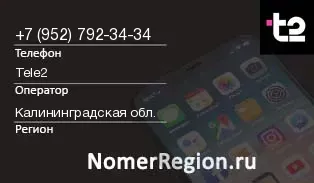 Кто звонил с 9527923434 - регион и оператор